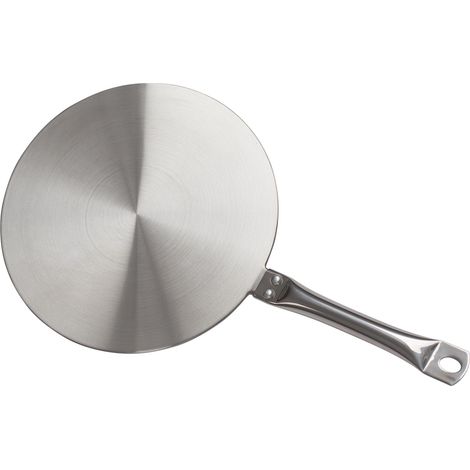 Adapterplatte aus Edelstahl Ø 23,5cm Induktionsadapterplatte Kochfeld Adapter