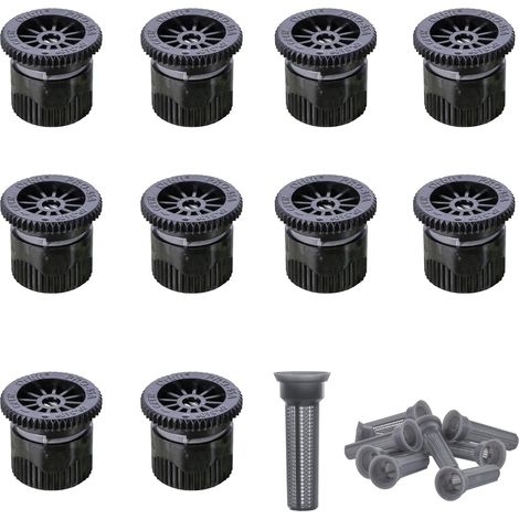 Buse Arrosage Réglable - Lot 10 - Plastique - Arc 0-360 Degrés - Jardin Extérieur - Rayon 4,6 M (1/5)