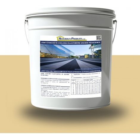 Joint étanchéité coulable élastomère grande résistance - 5 Kg Ton Pierre - MATPRO (1/4)