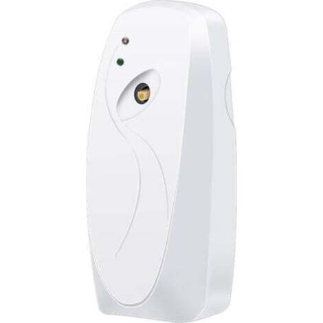 Blanc Pulvérisateur de parfum automatique, machine d'aromathérapie murale à lumière temporisée, adaptée à la maison, à la salle de bain, aux toilettes et au bureau (1/4)