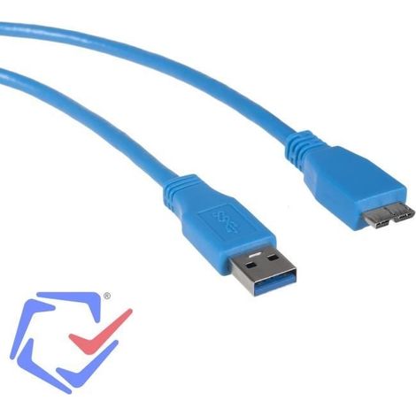 Câble USB 3.0 - MCTV - 0,5m - Micro USB - Connecteur AM - Connecteur microBM