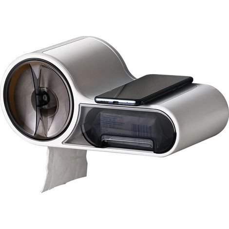 Wasserdichter Badezimmer-Organizer Toilettenseife Shampoo Rollenpapier Lagerregal Wandhalterung Haushaltsgegenstände Badezimmerzubehör FLITI (1/4)