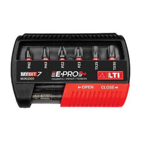 INSERTI + PORTAINSERTO X AVVITATORE KRINO - TX 25/30 PH /2/3 PZ /2/3 X MM 25 CF=PZ 7