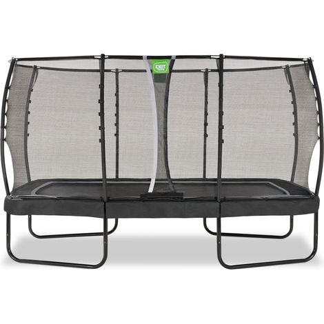 EXIT Allure Premium Trampolin 244x427cm - schwarz