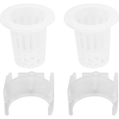 Panier de plantation pour plantes aquatiques, pot hydroponique réutilisable et multifonctionnel avec support de suspension pour jardin d'intérieur (1/5)