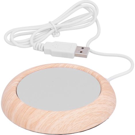 Chauffe-tasse USB pour café et thé, tapis chauffant pour boissons, support de tasse chauffant (1/5)