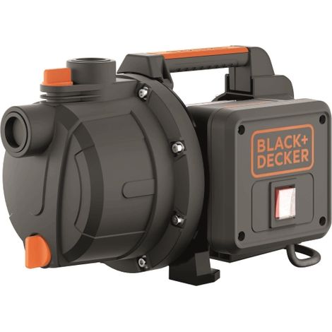 BLACK+DECKER BXGP600PE Pompe Autoamorçante avec Réservoir pour Eaux Claires ( 600 W, Débit max. 3100 l/h, Hauteur d'élévation max. 35 m) (1/4)