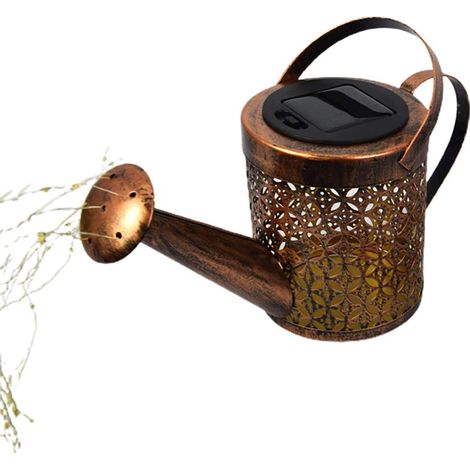 Arrosoir Lumineux Led - Guirlande Filaire Cuivre - Décoration Extérieur Jardin Terrasse Pelouse - 1 Pièce (1/5)