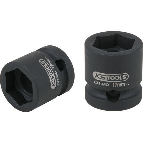 KS Tools 1/2 Sechskant-Kraft-Stecknuss, extra kurz, 17,0 mm (1/3)