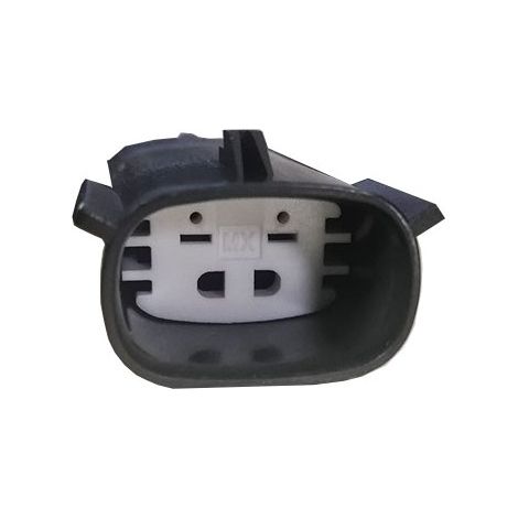 Molex 0194330014 Conector automotriz - 2 conectores rectangulares - Carcasa de enchufe negro 0.300" (7.62 mm) 8 AWG Serie MX150L