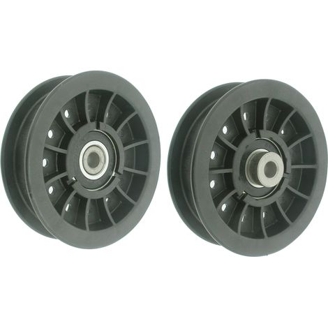 Poulie pour moteur thermique 28,6mm de hauteur – Alésage 9,5mm – Diamètre 101,6mm – Compatible CUB CADET, TROY BILT, MTD (1/2)