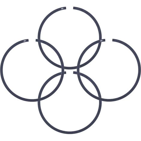 4 Pieces/Lot 45 mm x 1.2 mm Piston Rings for Husqvarna 353 350 351 346 XP Jonsered CS2150 CS2152 Accessories for 2-Ring Pistons (1/5)