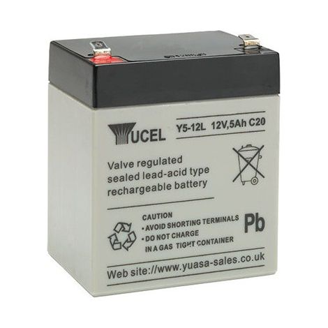 Batterie plomb étanche Y5-12 Yuasa Yucel 12v 5ah
