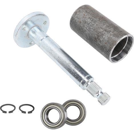 CFTGIW Support de Moyeu de Volant Adaptateur Portant 3 Goujons en Alliage d'acier Support de Moyeu de Volant Adaptateur Roulement de Fixation pour Go Kart Cart 4 Roues ATV. (1/5)