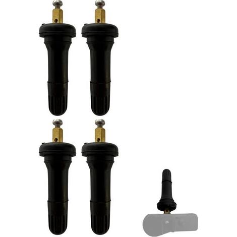 Kit riparazione TPMS - Rif. 95516992 - Valvola in gomma - 4 pezzi - Cerchi in acciaio/alluminio