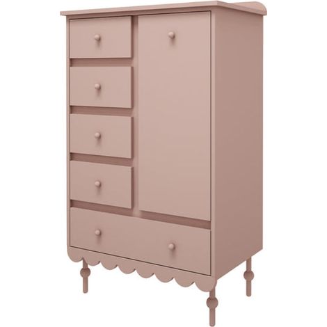 Wood Luck Babushka Rose Cassettone a 5 cassetti 1 anta (1/3)