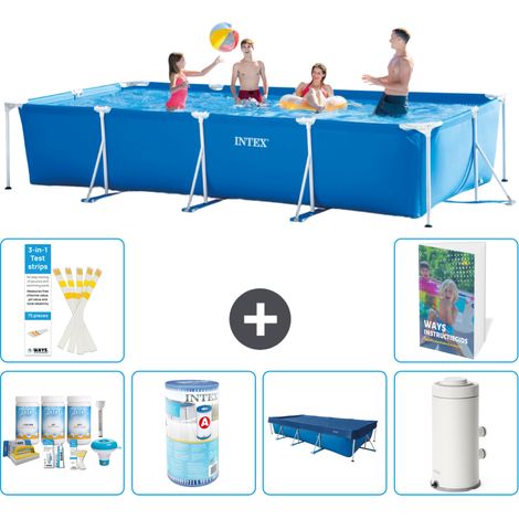 Rechteckiger Frame Pool - 450x220x84 cm - 7-teilig S147