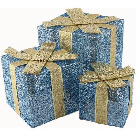 Dekorative schmiedeeiserne Weihnachtsbox, Vintage-Metallbox, festliches Geschenk für den Weihnachtsbaum (1/5)