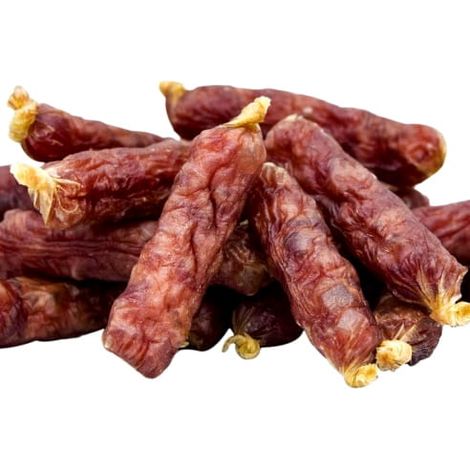 Premio para perros, snack Salchichas blandas de pato Woof&Miau 500 g