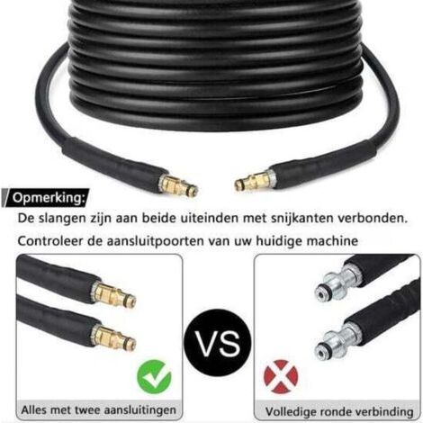 NALOOKAMIC Remplacement du tuyau de nettoyant haute pression pour Kärcher K K2 K3 K4 K5 K6 K7 Série haute pression Nettoyer Click Click Connecteur rapide 6M (1/3)