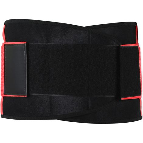 Ceinture lombaire légère, portable, flexible et respirante pour la protection de la taille (rouge) (1/5)