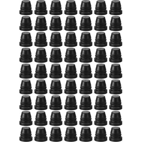 50 Pièces Bouchons à Vis de Purge de Frein de Voiture, Joint Caoutchouc Passe Cable, Anti-poussière Universal Voiture Accessoires Extérieurs Caoutchouc Housses, pour Voiture Moto Automobile (1/5)