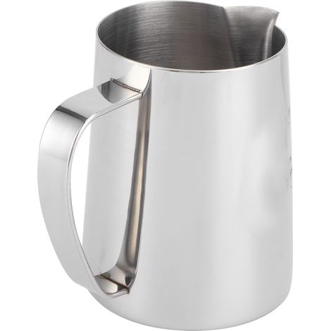 600-ml-Kaffeekanne aus Edelstahl 304, Milchaufschäumer für Latte Art, Kaffeezubehör für Zuhause und Büro (1/5)