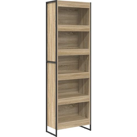 Maison Exclusive - Estantería para libros 2 pcs Sonoma 60 x 30 x