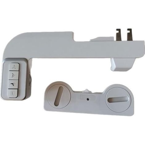 Bidet non électrique pour bidet d'eau froide avec commandes de pression, bidet autonettoyant double buses pour lavage avant et arrière (1/4)