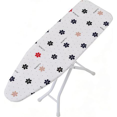 CCYKXA Ironing board cover with padding  5 mm heat resistant – Standard ironing board with elasticated edge, for ironing clothes, silk, steam ironing, etc.