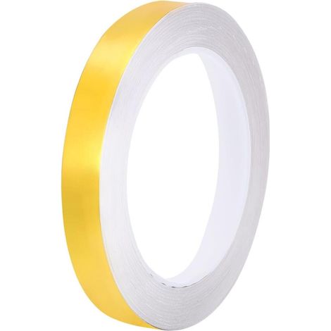 Metallisches Klebeband, 1,5 cm x 25 m, für Fliesen, ideal für Wände, Schränke, Badezimmer, Böden, Fliesen, Autos und Kunstdekorationen, Gold