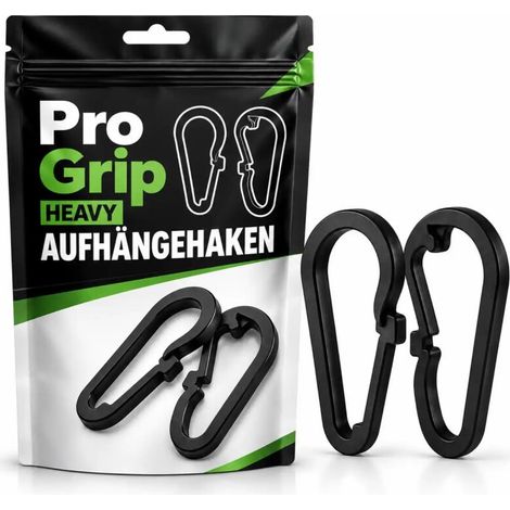 Easy Hooks Karabiner 2er kit suspension pour lampe système de poulie fixation (1/5)