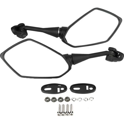 Rétroviseur de moto, rétroviseurs latéraux de motos remplacement antirouille ultra clair 2 pièces pour la modification CBR600 CBR900 (1/5)