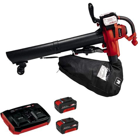 Pack EINHELL 36V Power X-Change - Aspirateur souffleur GE-CL 36/230 Li E - 2 Batteries 4.0Ah - Twincharger (1/5)