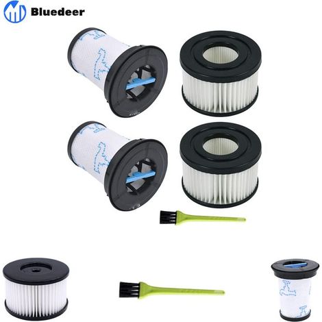 Remplacement de 4, Kits de filtre pour aspirateur balai multifonction sans fil compatibles avec Rowenta Air Force Flex 760 ZR009003, ZR009004 accessoires Bluedeer (1/4)