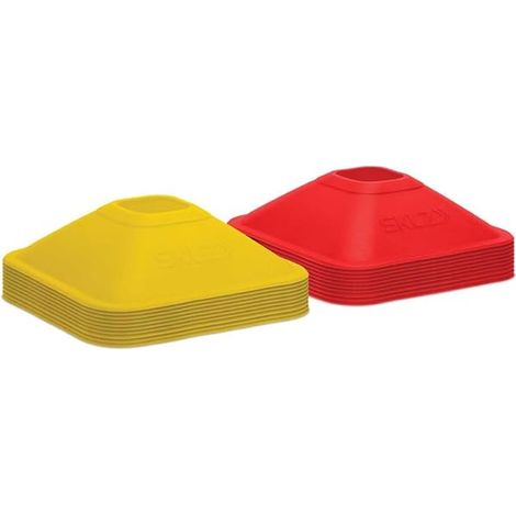 Cône D'Entraînement - 2 Pouces - Pour Entraînement D'Agilité Et De Plyométrie - Usage Extérieur Et Intérieur - Lot De 12 (1/3)