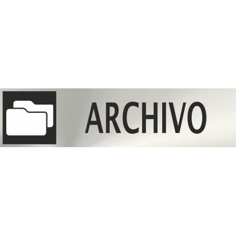 Informativa Archivo Acero Inoxidable Adhesivo de 0'8mm 50 x 200 mm (1/2)