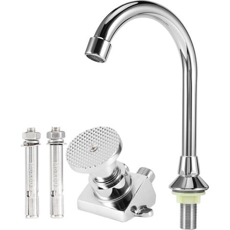 Ensemble de robinets de lavabo de laboratoire, évier de sol en cuivre pour hôpital à filetage G1/2 pouces (1/4)