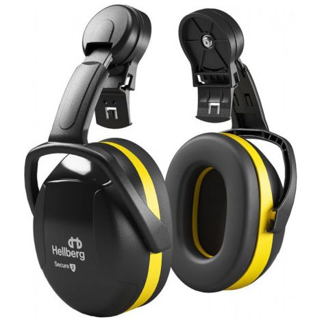 Coquilles antibruit universelles pour casque de chantier - jaune SNR 29 dB - ISM GMBH (1/2)