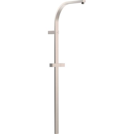 TRES 03463505AC OVER-WALL Barra de Ducha Larga Adaptable a Grifo Termostático Mural con Conexión Compatible Color Acero - ref: 03463505AC