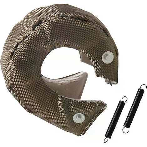 Housse de protection pour turbocompresseur T3, isolante et résistante à la chaleur, en fibre de titane, accessoire moto - JXLGV (1/5)