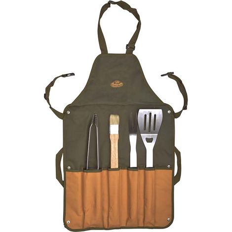 Tablier BBQ - L 2,5 x l 65 x H 87,5 cm - 4 pièces - Livraison gratuite (1/7)