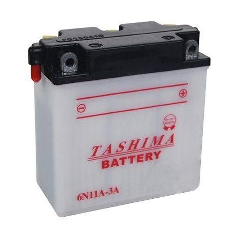 Batterie Plomb Tashima 6v, 11a. L: 122, L: 62, H:132mm, + à Droite. (livrée Sans Acide). - Batterie à Mettre En Acide Avant D'êt