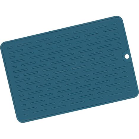 Tapis isolant thermique en TPR, set de table, tapis antidérapant, tapis de table résistant à la chaleur, imperméable, tapis en caoutchouc antidérapant, tapis d'égouttage, tapis filtrant pour vaisselle (1/5)