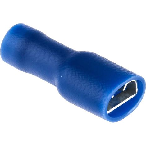 Cosse faston RS PRO, Isolé, Bleu (1/3)