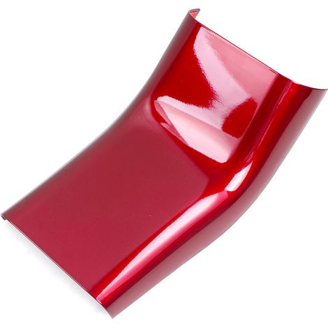 Suitable for Tesla Model 3Y rear air conditioning vent kick-proof decorative cover, automotive interior trim panel - ABS plastic - painted red (1/4)