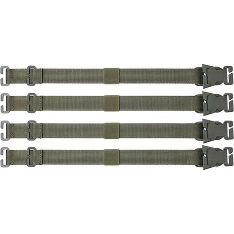 4 Pièces Tactical Rush Tier System, 36cm Portable Molle Sac à Dos Sangles Accessoires pour Camping en Plein Air Randonnée Alpinisme (1/5)