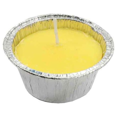 MINI ANTORCHA DE CITRONELA EN ESTAÑO Ø 8,5x4h cm -
