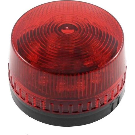 Feu stroboscopique industriel à LED, 220 V CA, signal d'accident, rouge (1/4)