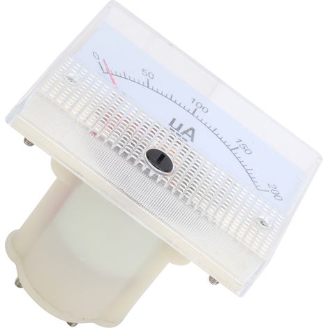 85C1 DC 0200UA Zeigerstrommesser, hochpräzises Amperemeter, analoges Einbaustrommessgerät (1/5)